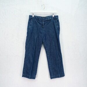 Express‎ Design Studio Editor Blue Denim Jeans Stretch -6  32 / 24- Mid Rise